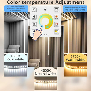 CCT流れる水Ledリニアライト24v流れる水流れるLEDストリップ10m 15mモーションセンサー付きLEDライトストリップ - Product Image 6