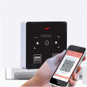 Lector de tarjetas de control de acceso a la puerta de la tarjeta de identificación NFC RFID IC con lector de tarjetas de escáner de código de barras - Product Image 1