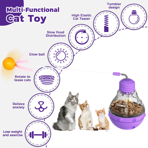 Divertido gato jugando juguetes para mascotas juguete interactivo para gatos con bola de hierba gatera - Product Image 2