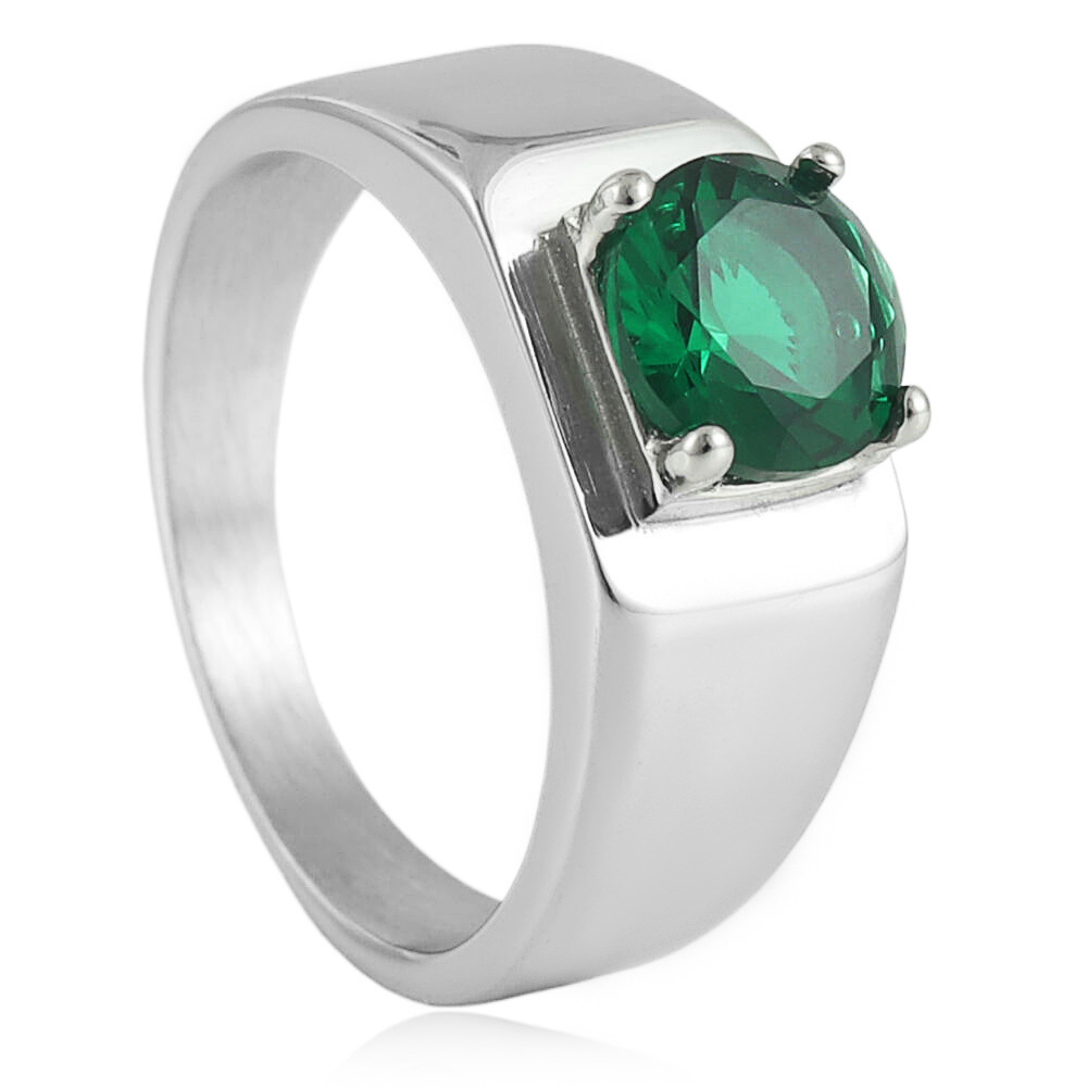 Silver (green stone)