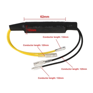 <strong>12V</strong> <strong>21W</strong> Indicator Load Resistor Solve Blinker Error 26 Ohm Motorcycle <strong>LED</strong> Turn Signal Light Fault Decoder Motorcycle Flasher - Product Image 3