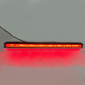 ADT kırmızı uyarı led'i ışık çubuğu süper parlak yüksek güç 60W DRL kırmızı amber arka pozisyon ışığı - Product Image 4
