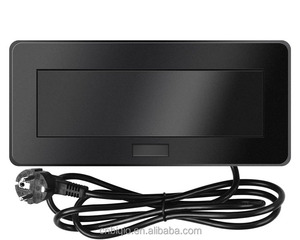 Caja de enchufe de salida emergente de mesa con 2 potencias 2 USB Mesa de conferencia de oficina Caja de enchufe de escritorio integrada - Product Image 3