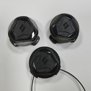 เชือกรองเท้าแบบยืดหยุ่นไม่ต้องผูก พร้อมหัวล็อคแบบหมุน สำหรับรองเท้าผ้าใบ - สีดำและสีขาว - Product Image 4