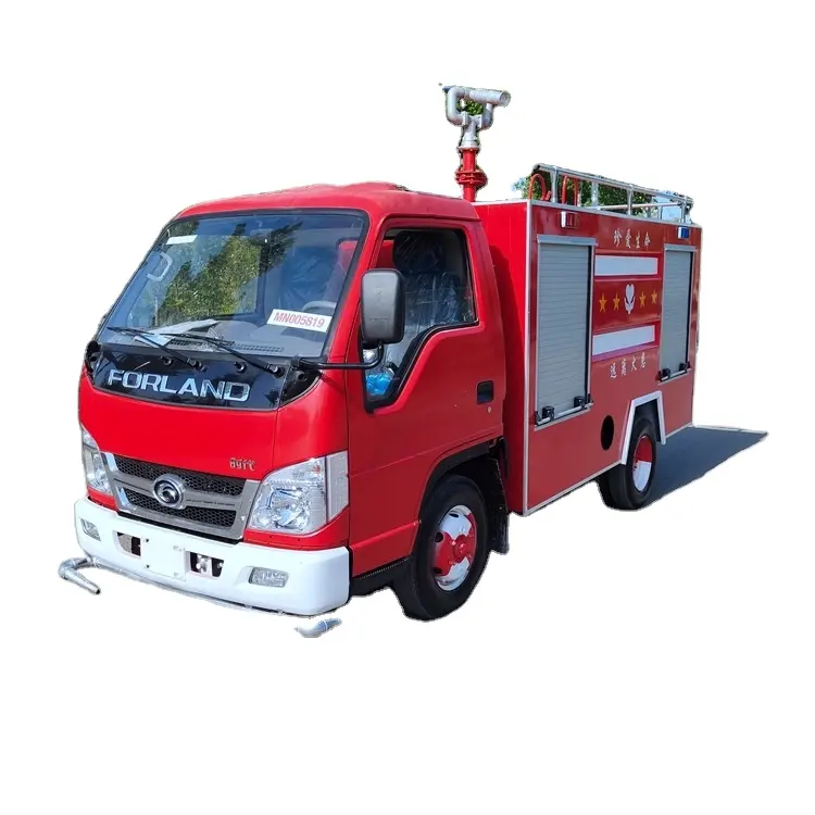 Mini réservoir d'eau de 1 à 3 tonnes, voiture de patrouille de pompiers en mousse doit être utilisé pour les premiers secours, camion de pompier de lutte contre l'incendie