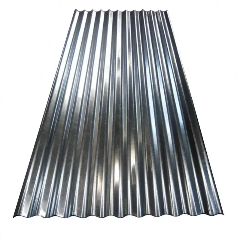 Hoja de techo galvanizada Hoja de acero corrugado Gi Iron Hoja de placa de acero suave de 3 toneladas Acero galvanizado de calibre 30 CN;SHN