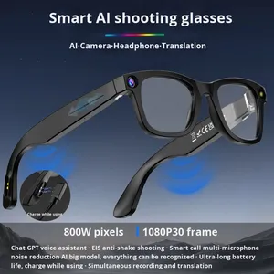Умные очки с ИИ для трансграничной связи, камера 800 МП, фото/видео запись, перевод звонков, ИИ-вопросы и ответы, аккумулятор 220 мАч, оправа TR90 - Product Image 5