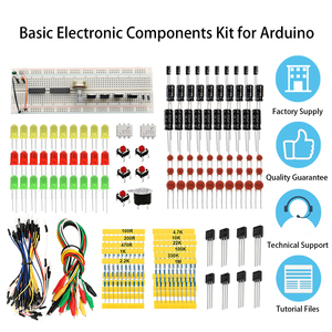 Elektronik bileşenler başlangıç paketi Diy elektronik öğrenme kiti Arduino için Set R3 öğretici