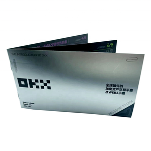 彩色铜版纸豪华银广告传单书籍小册子印刷服务 - Product Image 1
