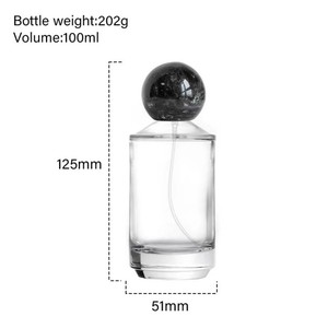 Custom Empty <strong>Perfume</strong> Glass Bottle 30ml 50ml 100ml Round Fragrance Oil Packaging Container Spray Bottle <strong>DIY</strong> Logo - Product Image 4