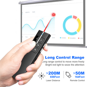 Puntatore Laser Wireless presentatore puntatore Laser telecomando migliore presentazione clicker - Product Image 5