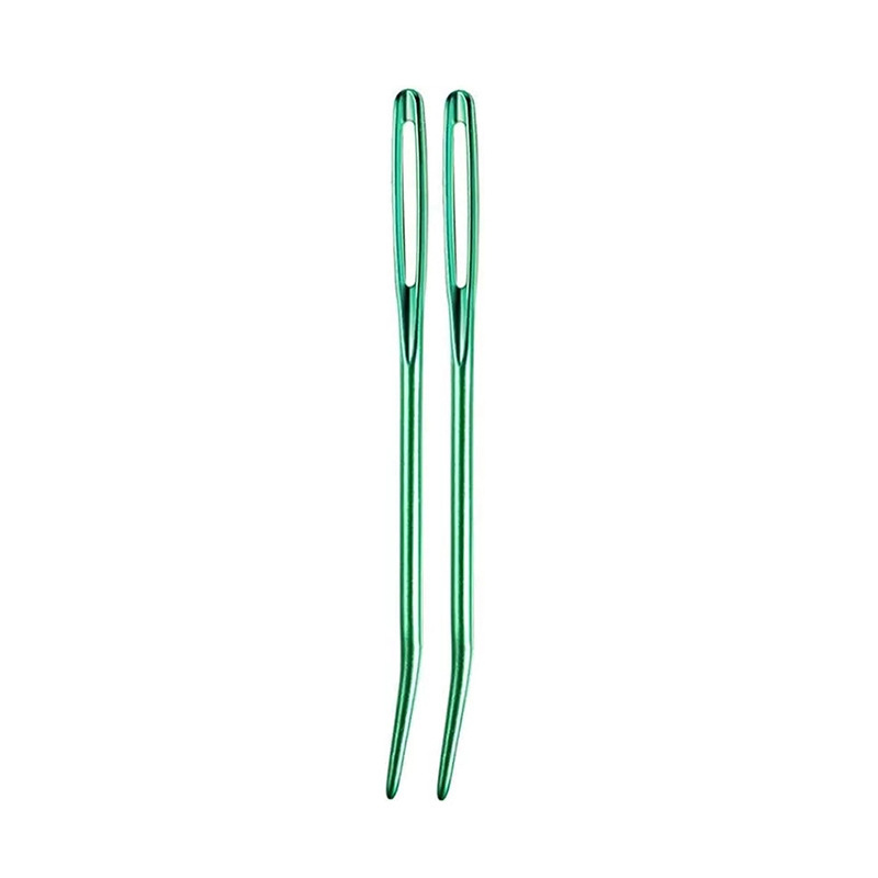 Aiguille à tapisserie courbée verte