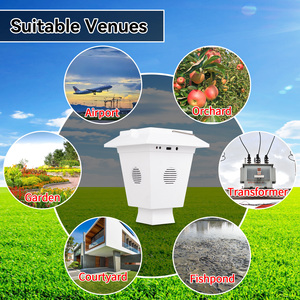 เครื่องไล่สัตว์รบกวนนกพิราบ360กลางแจ้งอัลตร้าโซนิคสำหรับสัตว์เลี้ยงอุปกรณ์ยับยั้ง IP44กันน้ำได้ - Product Image 6