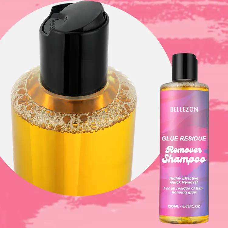 Bellezon Atacado Cabelo Extensões Removedor Shampoo Bond Cola Peruca Lace Adhesive Glue Resíduo Shampoo