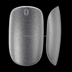 Yeni teknoloji akrilik kapalı ıslatın basın jöle yapay mat şeffaf kısa orta Oval yapay tırnak uzatma manikür İpuçları - Product Image 1