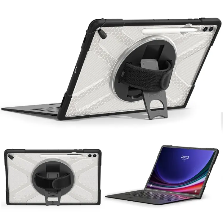 Transparente TPU PC Tablet Cover Hülle für Samsung Galaxy Tab S8 Ultra X900 Hülle S9 Ultra X910 Hülle