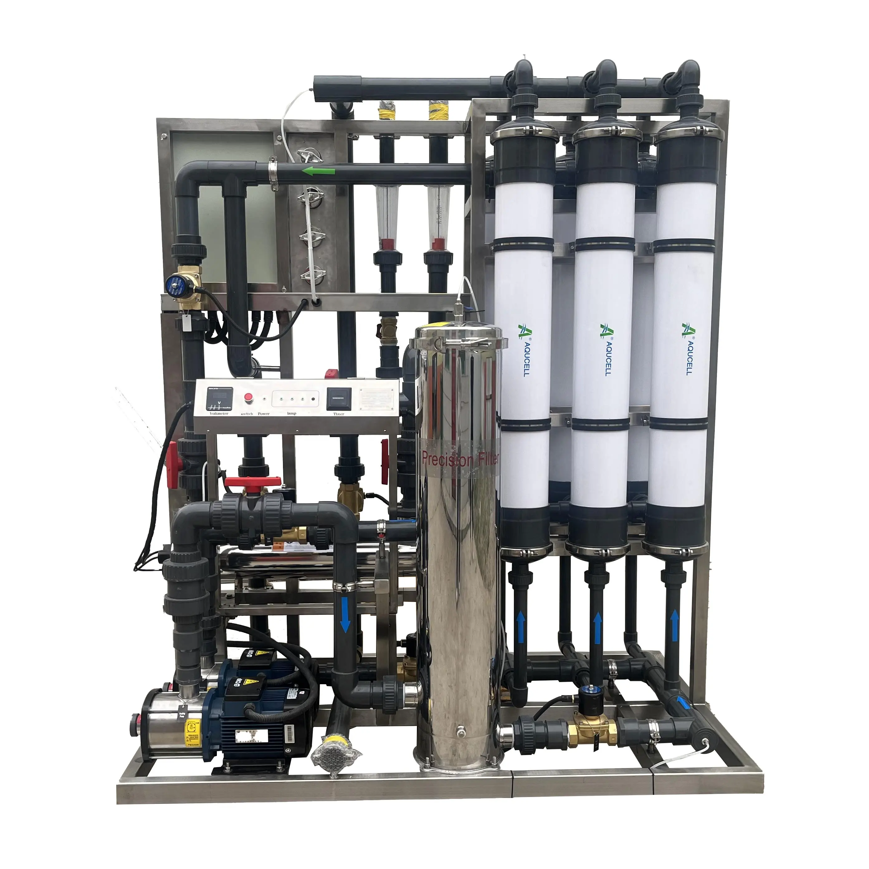 Le macchine di ultrafiltrazione del Pvc Pvdf per il sistema dell'attrezzatura di ultrafiltrazione di riciclaggio dell'acqua grigia