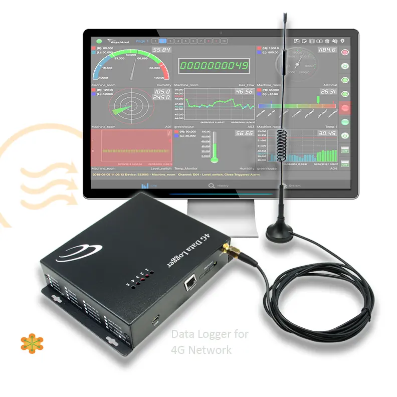 Contatore di impulsi a basso costo Modbus 4G registratore di dati di rete misuratore di portata produttori uscita misuratore di portata d'acqua registratore di dati