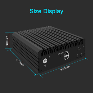 Hot Selling Intel N305/N100 Fanless Mini <strong>Computer</strong> 16GB DDR5 256GB M.2 SSD 4x2.5Gbe VPN Router Firewall <strong>Linux</strong> Mini PC New US Plug - Product Image 6