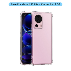 ソフトTPUスマートフォンカバークリアバックカバーXiaomiRedmi12バックカバーPCTPUケース用透明携帯電話ケース