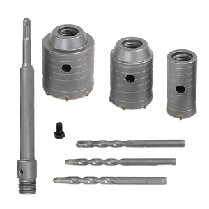 TCT <strong>Core</strong> Drill Bits Set SDS Plus Shank <strong>Concrete</strong> Hole Saw <strong>Cutter</strong> for Brick Cement Stone Wall