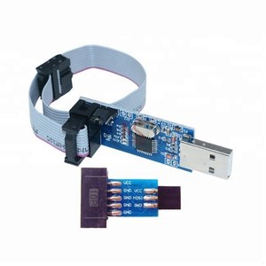 2 stücke ein satz 10 Pin auf 6 Pin Adapterkarte + Programmer USB ATMEGA8 ATMEGA128