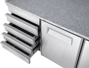 Commercial Refrigerator Salad bar Counter Fridge 5 Drawers <strong>Under</strong> Counter Refrigerator Worktable Top <strong>Chiller</strong> with Drawer and Pan - Product Image 4