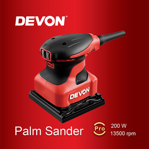 DEVON 2213 Professional Industrial Powerful Speed Control 200W Electric <strong>Sanders</strong> 1/4 Sheet Palm <strong>Sander</strong> for Woodworking - Product Image 2