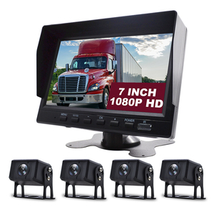 HOPE-monitor de pantalla dividida de 7 pulgadas, vista trasera, 120 grados, visión nocturna, sistema de cámara de seguridad para camión 1080p - Product Image 1