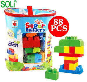 最便宜的88件建筑大积木玩具儿童教育积木 - Product Image 1