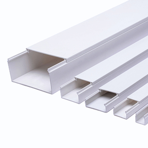 Low Price Excellent Quality <strong>Round</strong> Pvc <strong>Trunking</strong> PVC Plastic Ducting Cable Management - Product Image 3