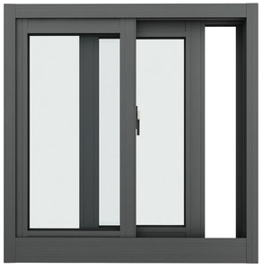 Kalite güvencesi çift 3 parça alüminyum sürgülü pencere pencere ve kapılar alüminyum çift cam sürgülü pencereler - Product Image 3