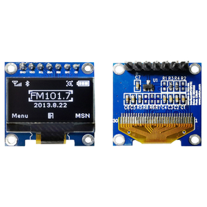 0,96 Zoll 128x64 OLED-Display mit 7-poliger Leiterplatte Kompatibel mit Arduino Raspberry PI