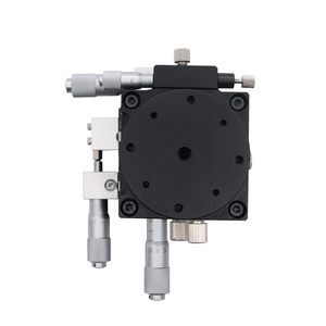 XYZR軸60mm * 60mmトリミングプラットフォームクロススライドガイドレール手動リニアステージスリップウェイ - Product Image 4
