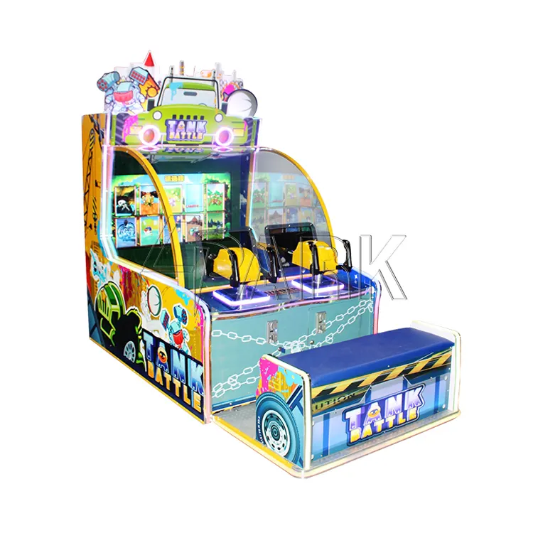 Attractive Kids Lovely Design Tank battle electronic ball shooting game machine factory price