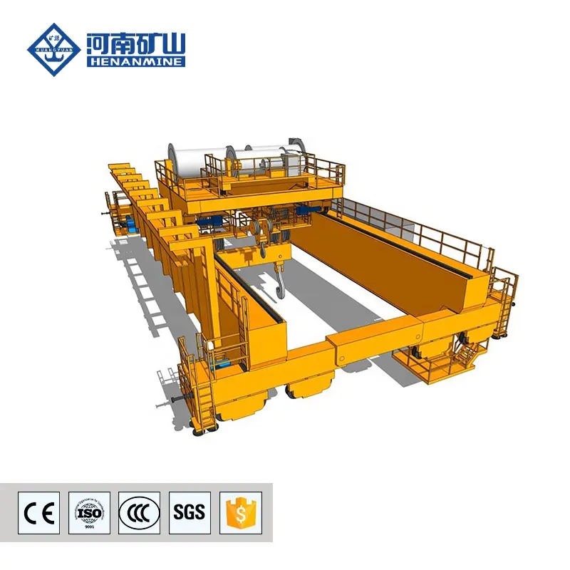 Grúa de doble viga QDY de 50/10 toneladas para planta de acero