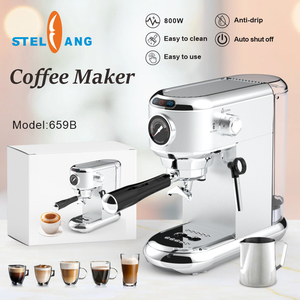 2 в 1 из нержавеющей стали Illy Cafeteras с одной чашкой машина для автоматического наполнения двойных служить Эспрессо кофеварка машина - Product Image 6
