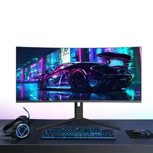 オールインワンデスクトップコンピュータIntel Core i7 I9 8GB DDR4 SSD 34インチゲームPC完全なフルセットモノブロックPCオールインワンコンピュータ - Product Image 1