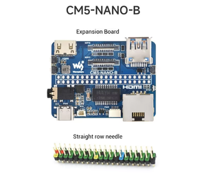 Vendite calde Raspberry Pi CM5 computa modulo scheda di espansione di tipo B scheda di sviluppo per sistema operativo Linux CM5-NANO-B