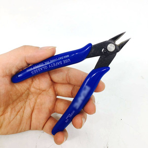 170 Hand Tools Electrical Wire <strong>Cutters</strong> Cutting Pliers Nipper Anti-slip Rubber Mini Diagonal Pliers - Product Image 3