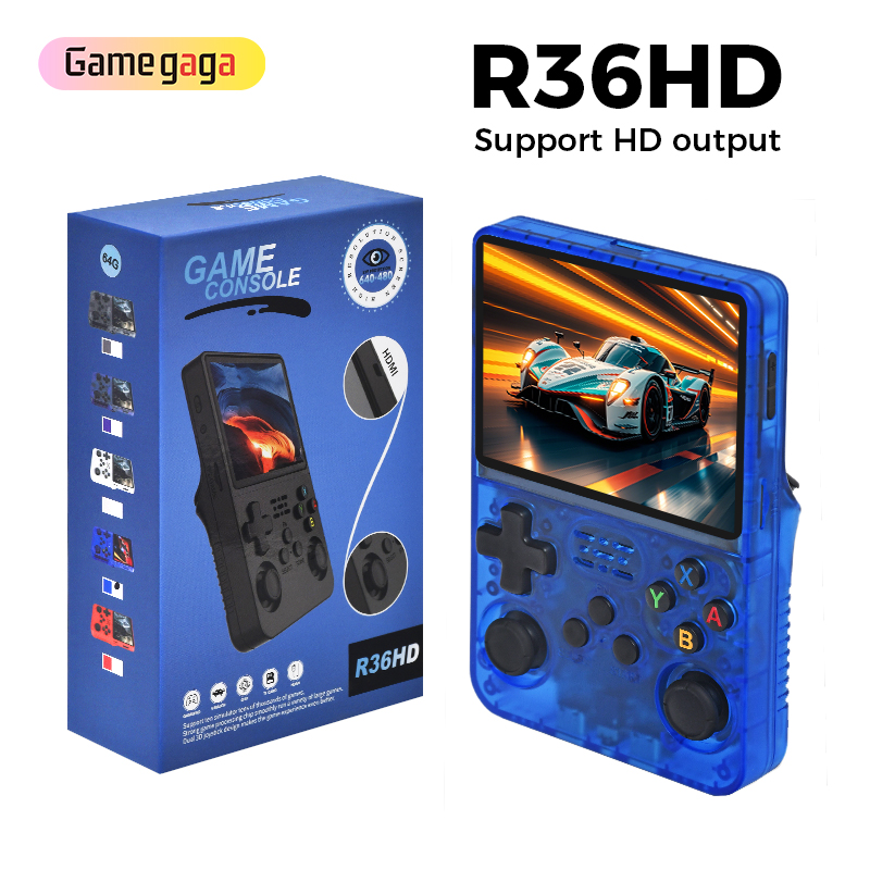 R36 HD -Blu trasparente-64G