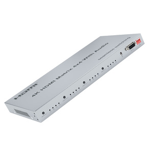 SOFLY 4K <strong>HDMI</strong> <strong>Matrix</strong> 4X4 Seamless Switch <strong>HDMI</strong> <strong>Matrix</strong> <strong>4</strong> in <strong>4</strong> out with Audio - Product Image 3