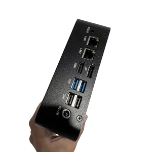 Núcleo Mini Computadora Barebone Oficina Hogar Mini Pcs Dual LAN Pantalla Computadora Sin Ventilador Mini Pc - Product Image 3