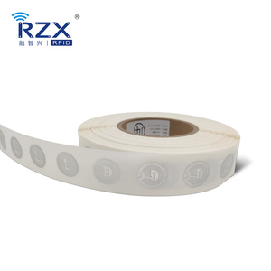 ISO 14443A HF 13.56MHzウェットインレイNFC印刷可能直径25mmRFIDウェットインレイ家電ラベル用 - Product Image 3