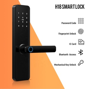 Smart Digital Lock Finger abdruck leser Tastatur Aluminium für Holz WiFi Fernbedienung IP Connectivity Cloud für Home Hotel - Product Image 3