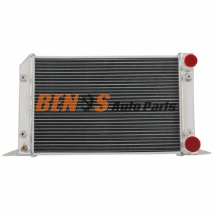 Bộ tản nhiệt nhôm nguyên khối 3 hàng nâng cấp cho VW Scirocco kiểu Pro Stock, hàng Mỹ - Product Image 1