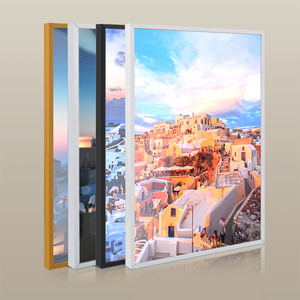 โปรไฟล์กรอบอลูมิเนียมสำหรับกรอบรูป/กรอบรูป/กรอบกระจกโปรไฟล์โปสเตอร์สแน็ปอลูมิเนียม - Product Image 6