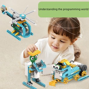 CB01 Wissenschaft und Bildung Bausteine Roboter können DIY Kinder früh kindliche Spielzeug Programmier klasse Elektro roboter - Product Image 4