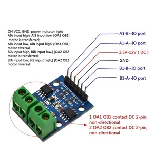L9110S DC Stepper Motor-Driver scheda H-bridge motore Stepper doppio modulo motore DC per scheda Controller Driver modulo L9110S - Product Image 2