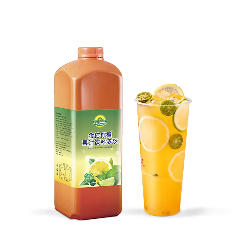 Czseattle Kumquat Citroen Vruchtensap Siroop Gearomatiseerde Drank & Drank Vruchtensap Concentraat Voor Melkthee Speciaal Sap